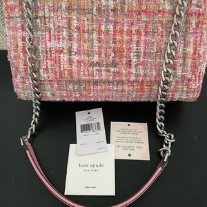 Kate Spade Briar Lane Quilted Tweed Emelyn - Pink